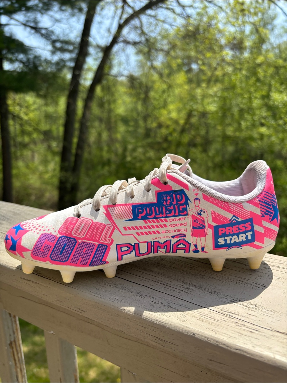 PUMA Ultra Match Christian Pulisic Soccer Cleats – Kids Size 4